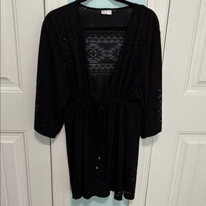 Black Women's Swim Coverup